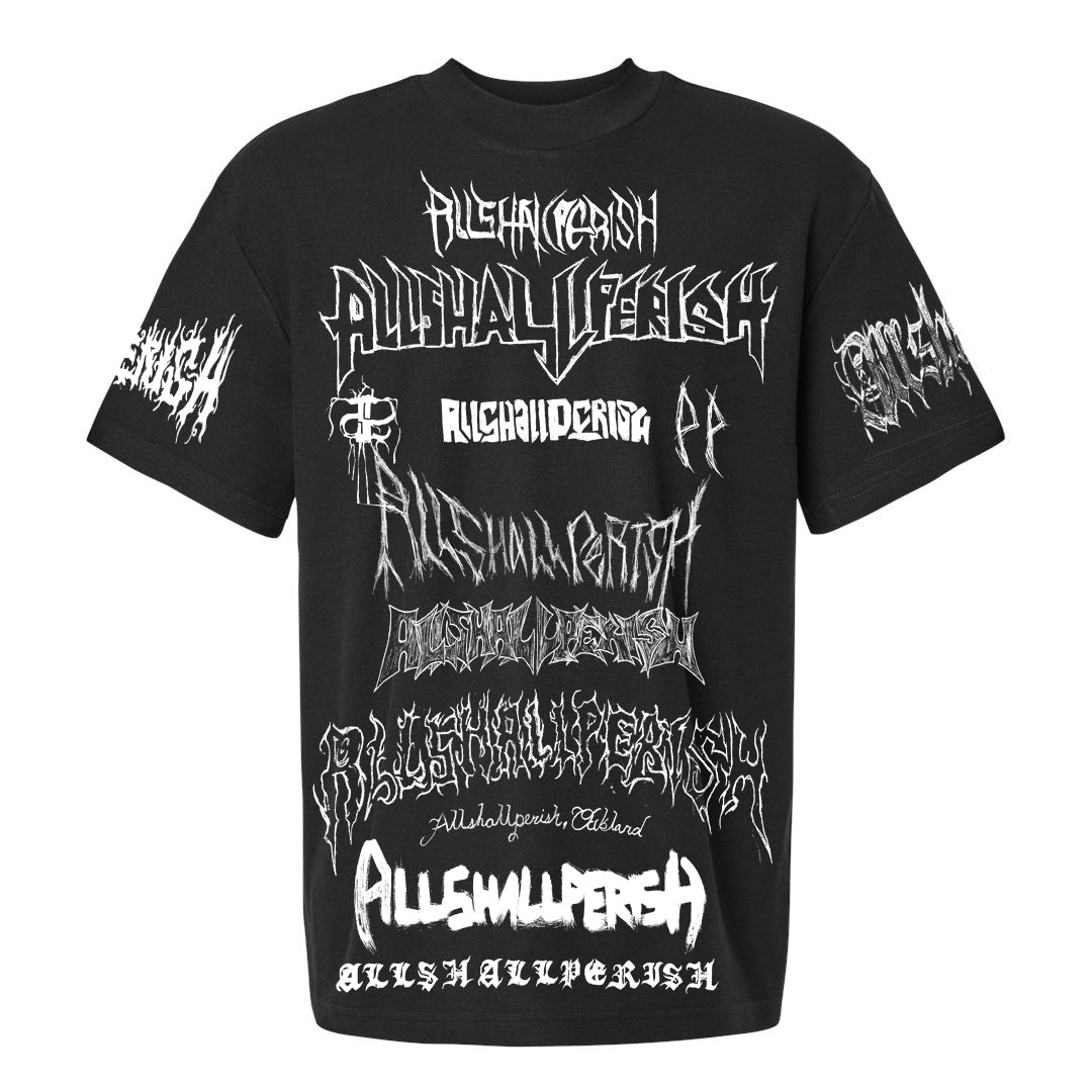 All Shall Perish - DIY metal parody shirt