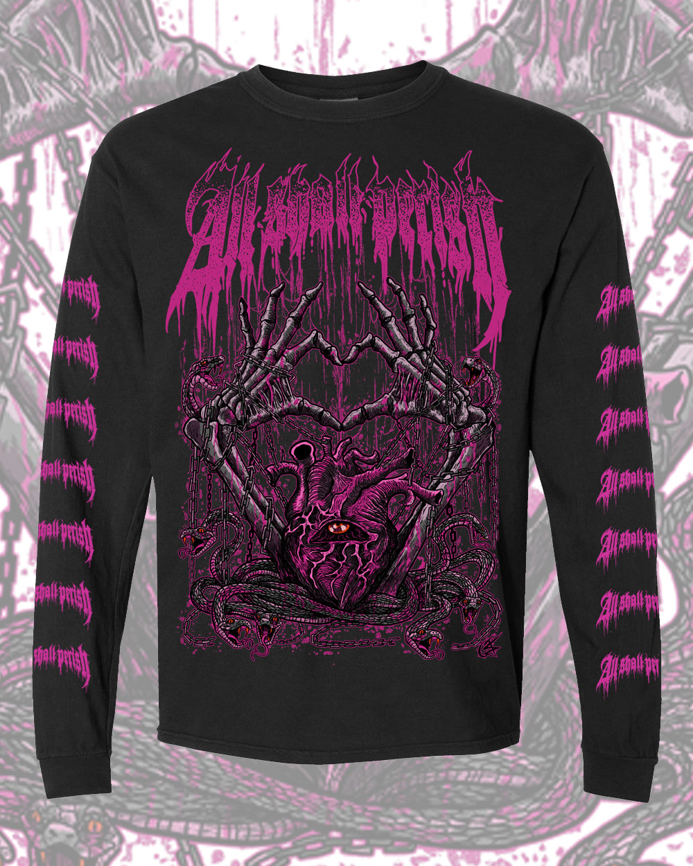 All Shall Perish - Two Hearts Longsleeve