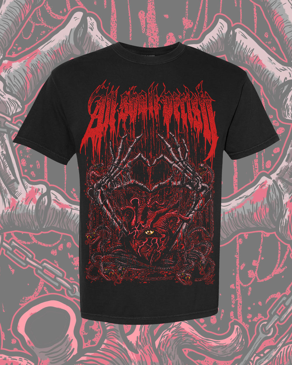 All Shall Perish - Two Hearts Tee