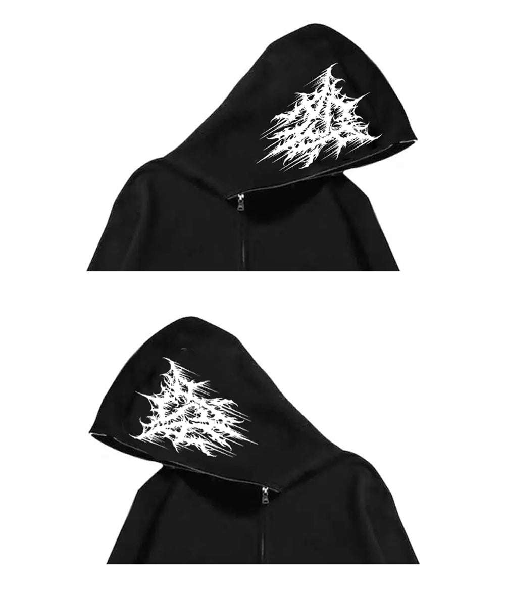 All Shall Perish - Extra Logo'd Skull Fang Zip