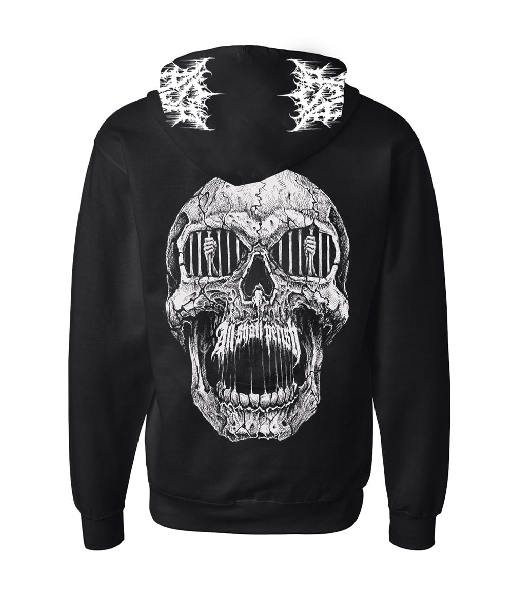 All Shall Perish - Extra Logo'd Skull Fang Zip