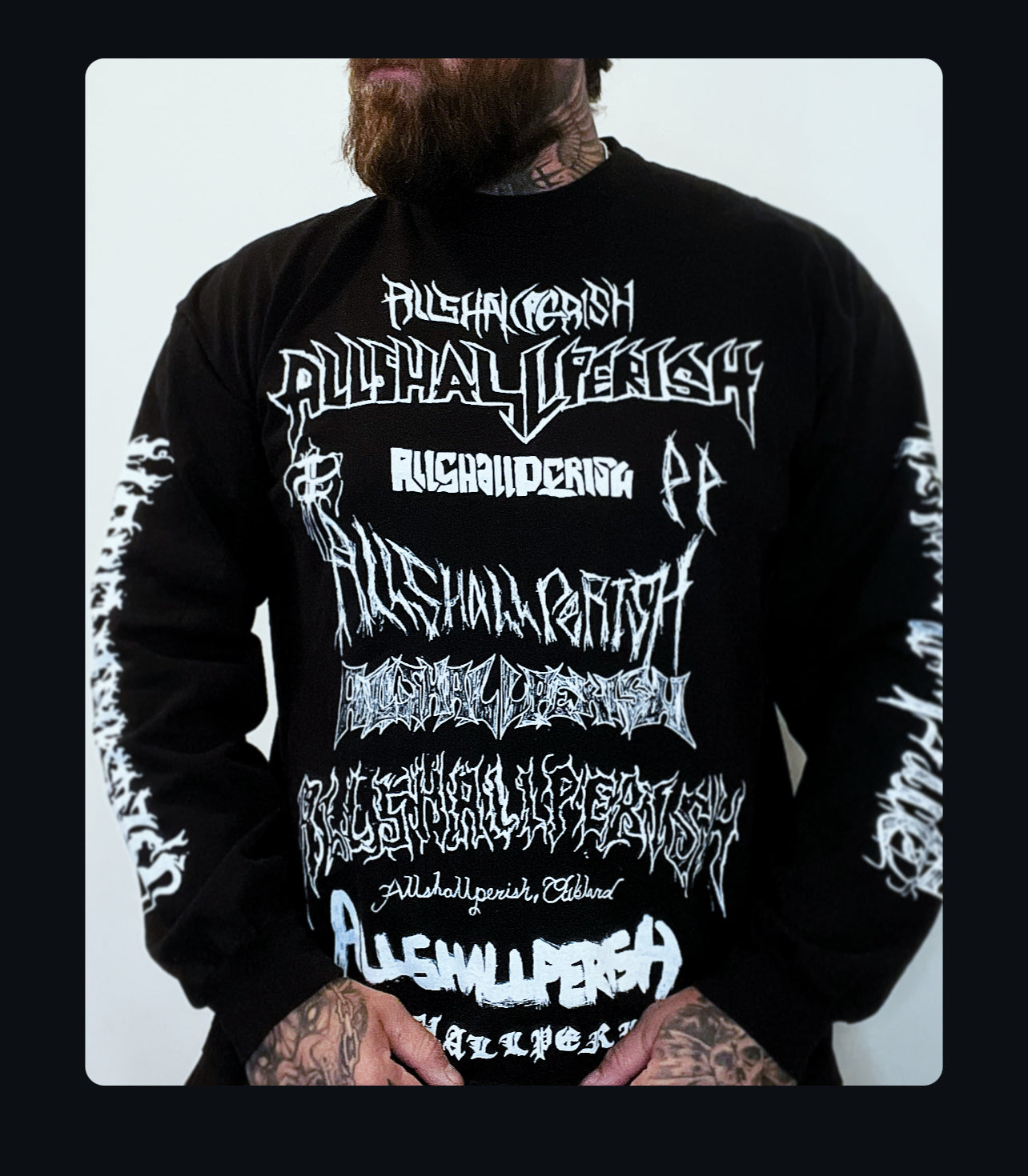 All Shall Perish - DIY metal parody shirt