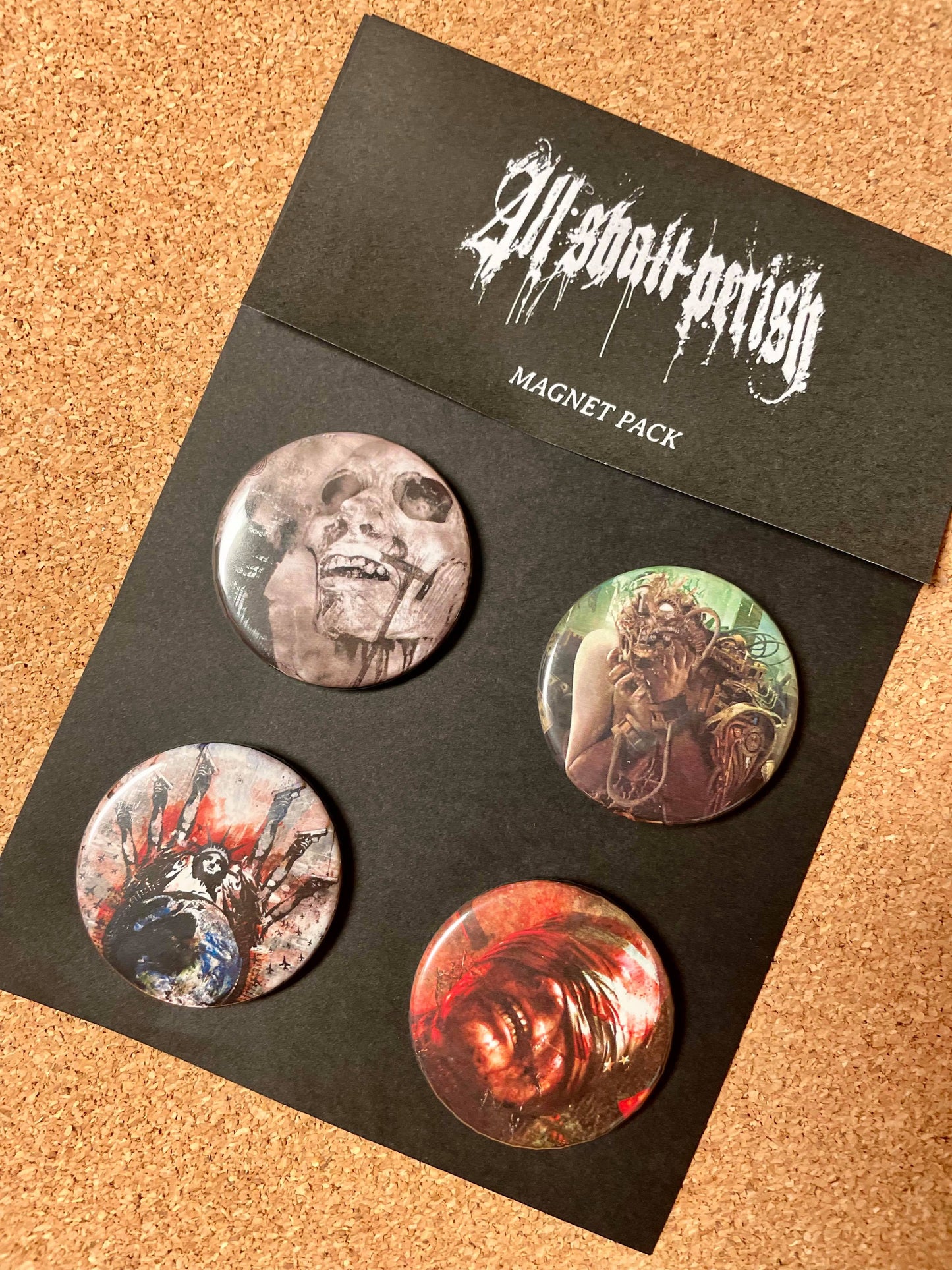 ALL SHALL PERISH - Fridge Magnet Pack