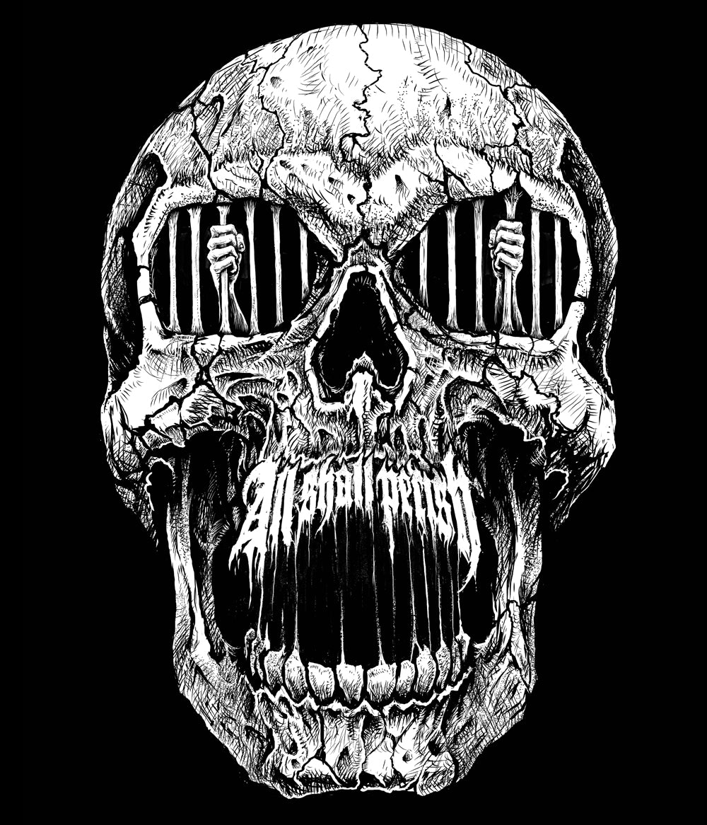 All Shall Perish - Extra Logo'd Skull Fang Zip
